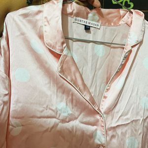 Pink Polka Dot shirt nightwear