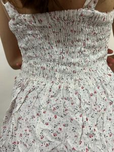 White Floral Dress