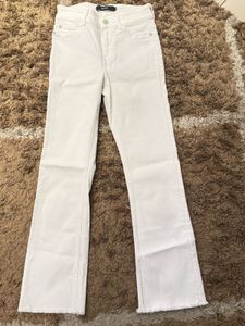 White Flared Jeans