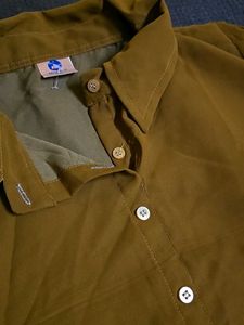 Brown Collar Neck Top