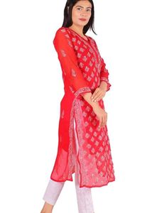chikankari kurti 😘