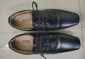 “Men’s Formal Black Leather Shoes | Size 9 | Like
