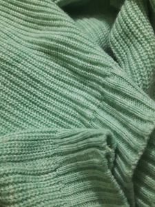 Cute Blue Embellished Sweater