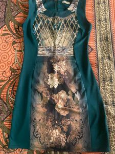 Green Thick Fabric Dress
