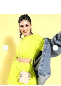 Neon Yellow Co-ord Set