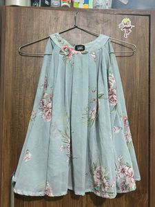 Floral Print Halter Top