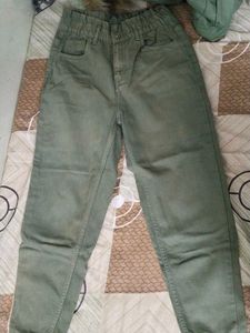 Olive Green Jeans