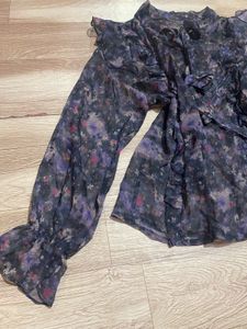 Sheer Chiffon Tops