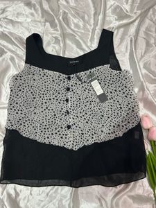 Star Print Sleeveless Tank Top