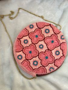 Seahorse Beaded Crossbody Bag