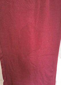 Maroon Bodycon Dress