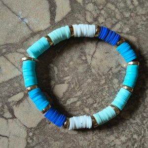 Blue Beaded Bracelet