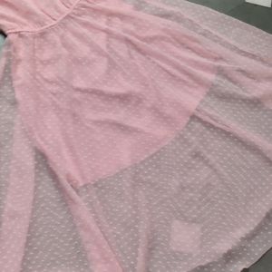 Flared Pink Dress