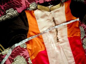 Colourful Festival Pure Silk Kurta Size Issues