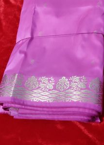 Silk Saree With Blouse Attached