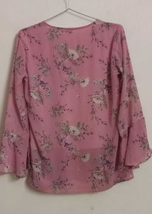 Floral Pink Blouse