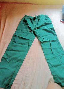 Green Casual Pants