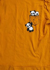 Yellow Casual T-Shirt