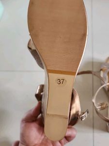 Sparkle Heel Sandals by Eridani