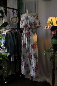 Floral Off-Shoulder Dress