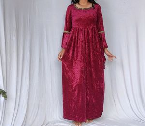 Velvet Gown Flared Sleeve 🤩