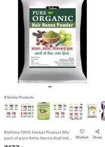 Organic Mehandi Powder
