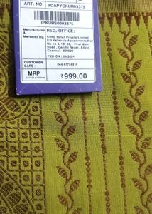Pochampalli Handloom Silk Saree for Women (Green)