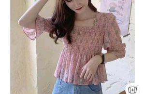 Floral Smocked Blouse