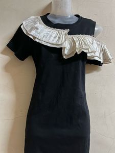 Korean Pintrest Black One Piece🖤