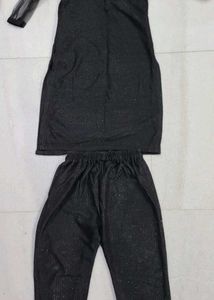 STRAIGHT SUIT AND PANT WITH SHINING LYCRA
