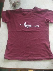 This Is New Product And Maroon Colour Tshirt