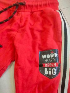 Red Boys' Joggers