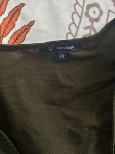 Allen Solly branded Olive Co-ord Set