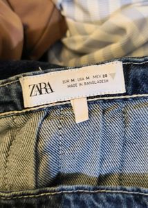 Zara Denim Mini Skirt