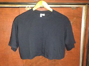Combo Of H&amp;M Crop Tee &amp; UNIQLO Te