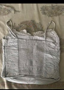 ZARA Ruched Cami Top