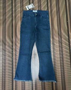 Blue Bellbottom Jeans
