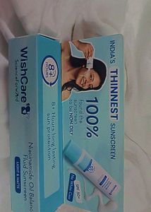 WishCare SPF 50+ Niacinamide Oil Balance Sunscreen