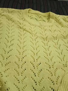 Yellow Knit Sweater