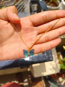 Butterfly Pendant Necklace