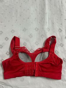 Red Lace Bra