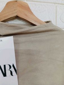 Beige Long Sleeve Top