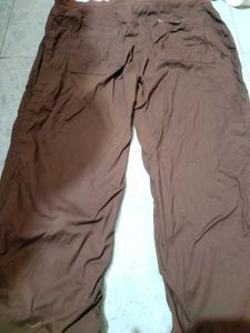 Brown Casual Pants