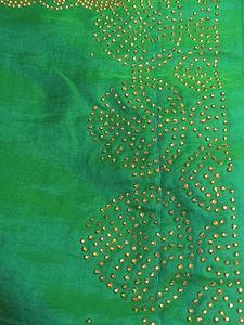 Partyware Embroidered Silk Saree