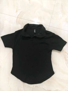 Black Polo T-Shirt