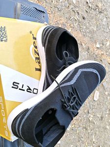 Lazer Black Casual Shoes