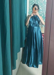 Elegant Blue Gown Dress