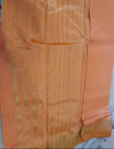 Coral Colour Saree