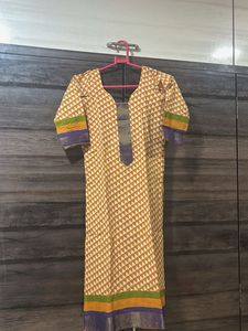 Elegant Mustard Kurta