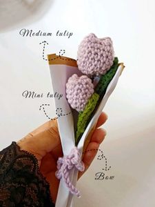 Crochet Tulip Bouquet